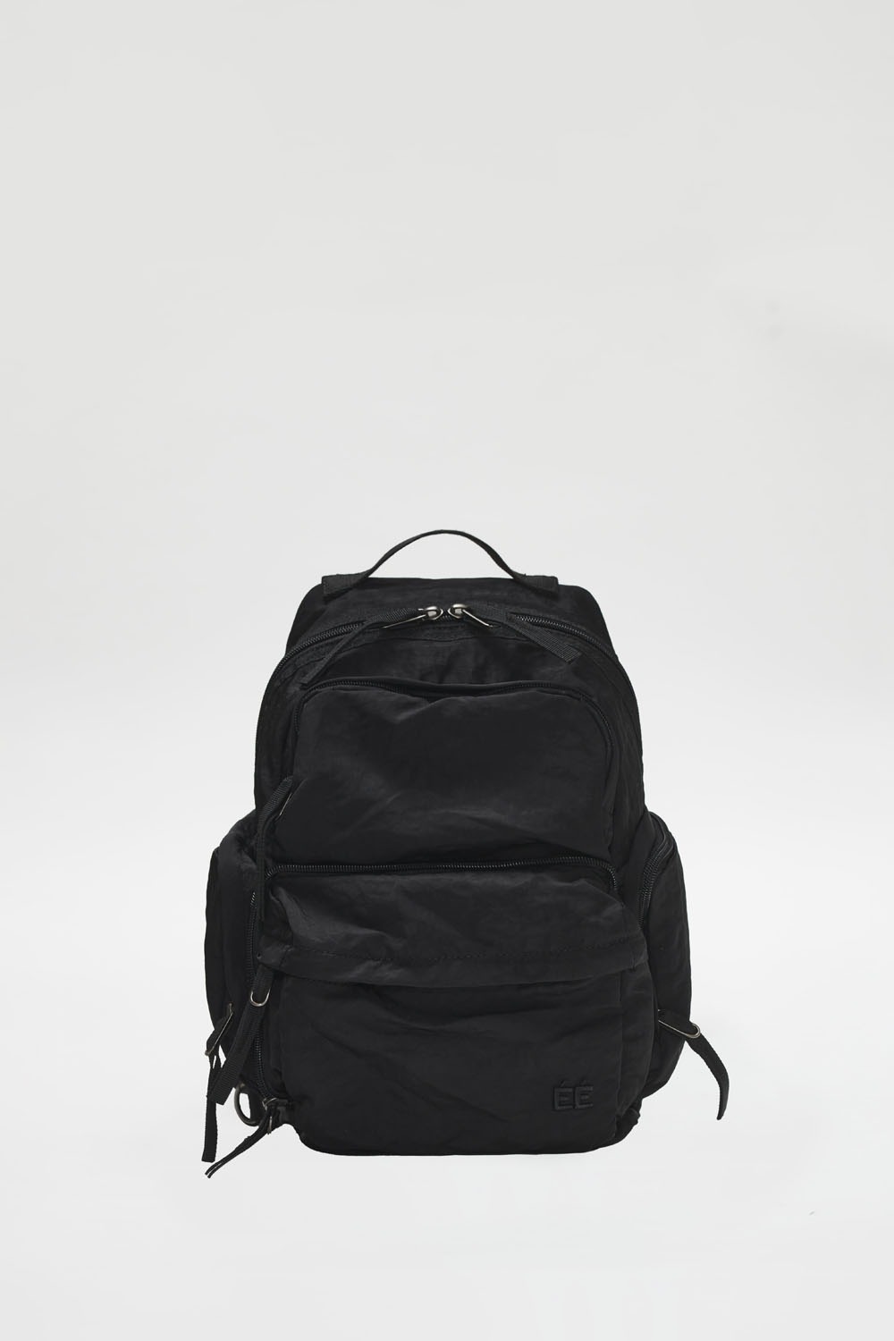 Multi Pocket Packable Backpack (S)-Black